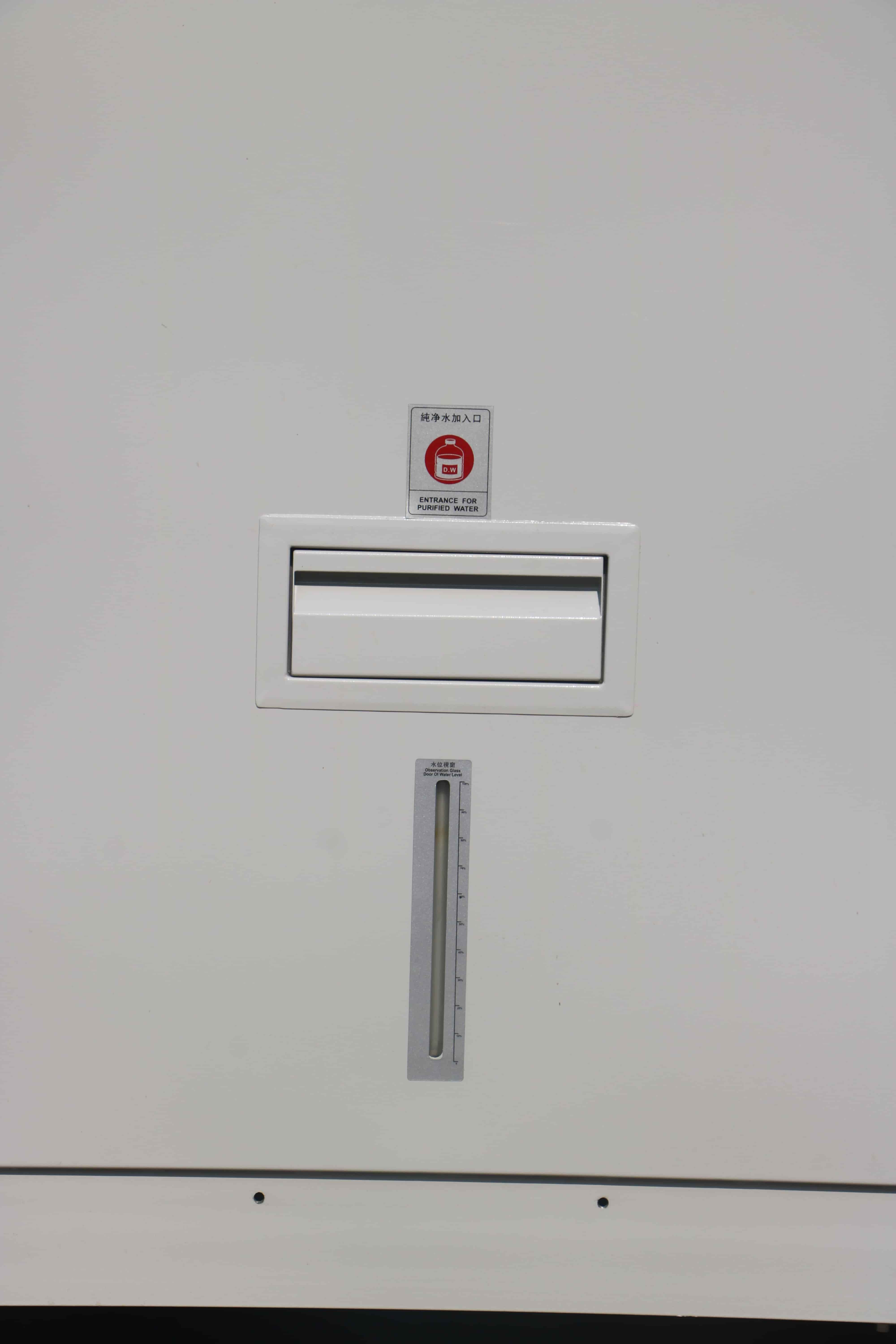 Walk-in test chamber detail