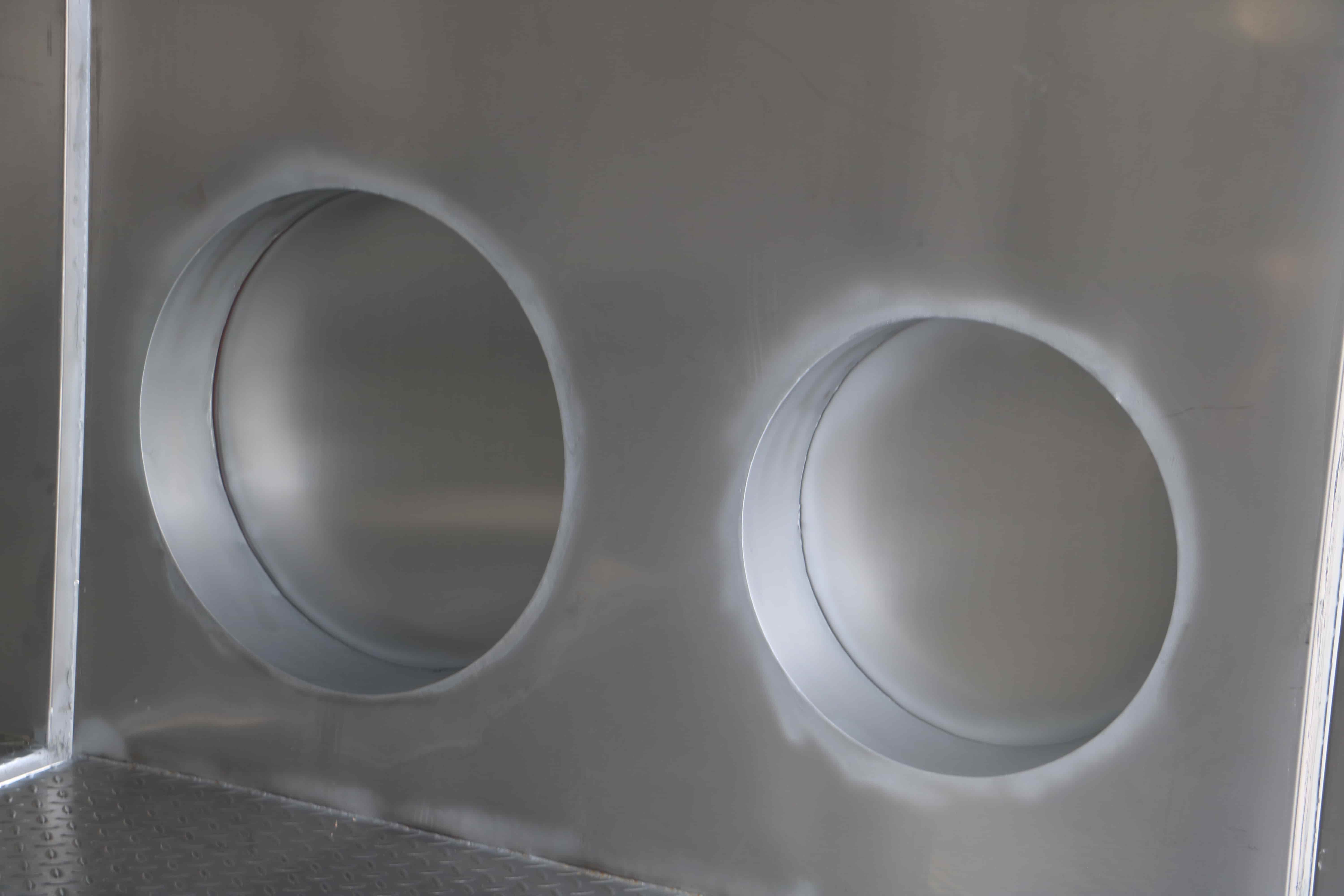 Walk-in test chamber detail