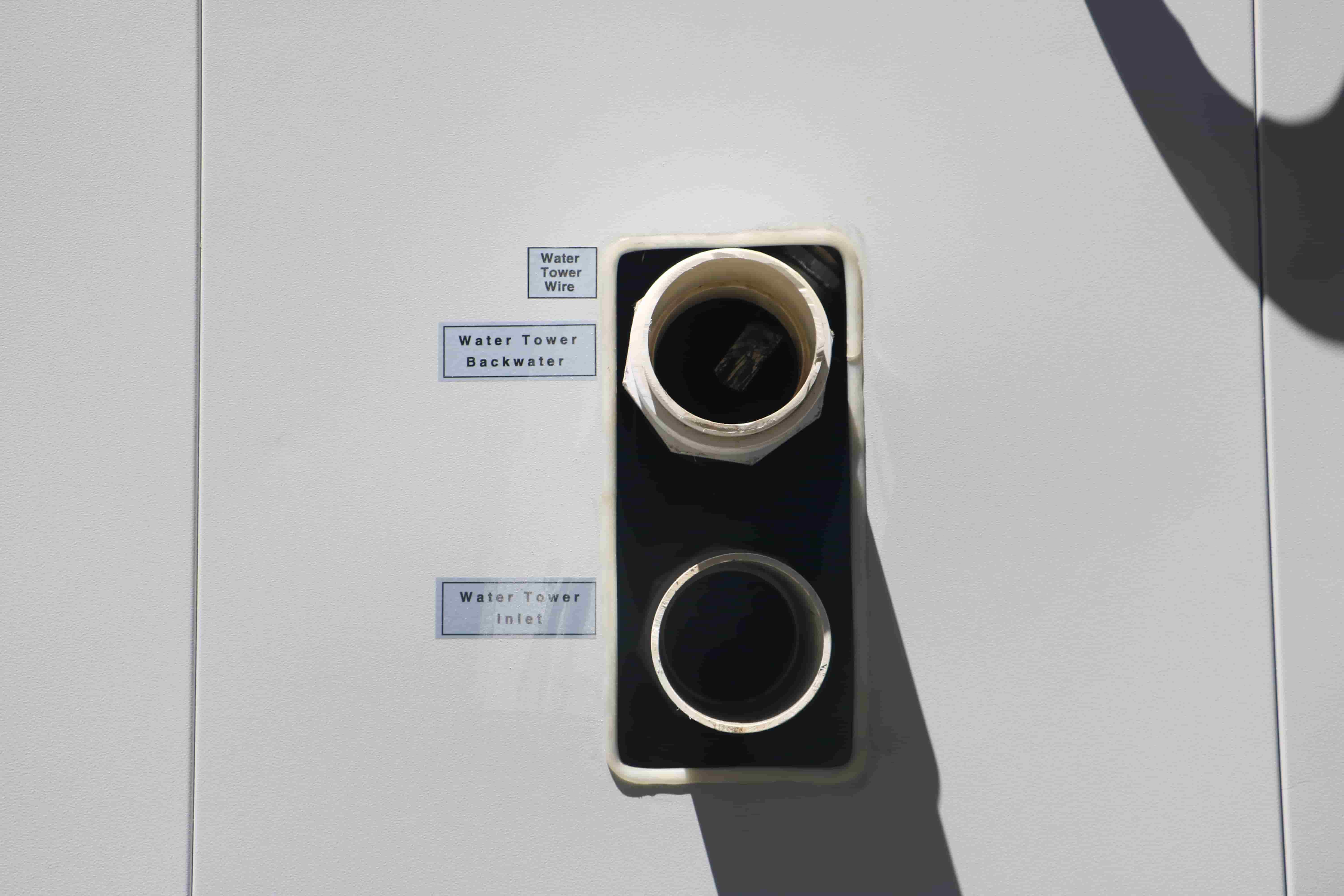 Walk-in test chamber detail